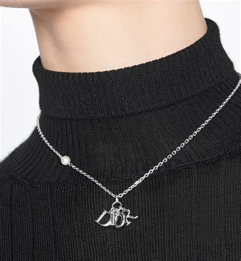 dior evolution necklace silver|dio evolution silver necklace.